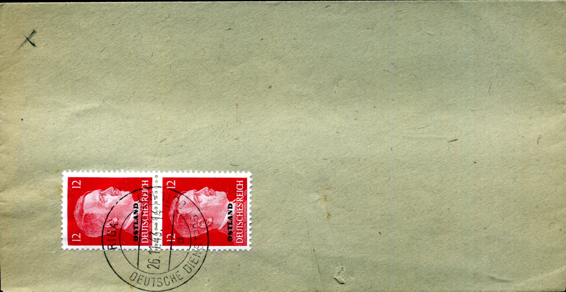 Beleg der Deutschen Dienstpost