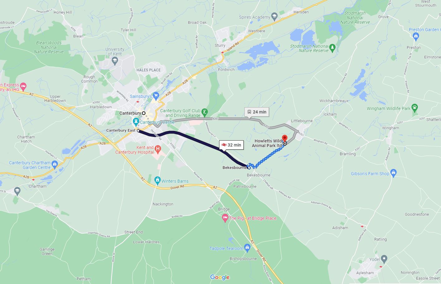 Google Maps ScreenShot howletts