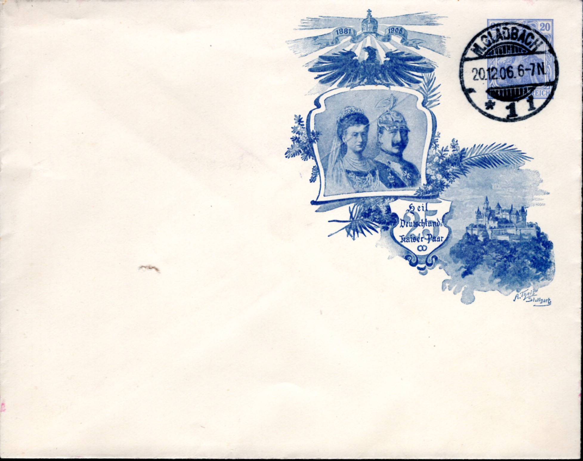 25 Pfg Germania Privatganzsache