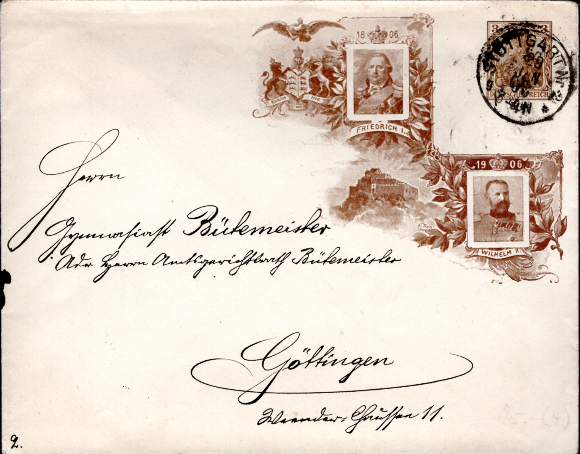 3 Pfg Germania Privatganzsache