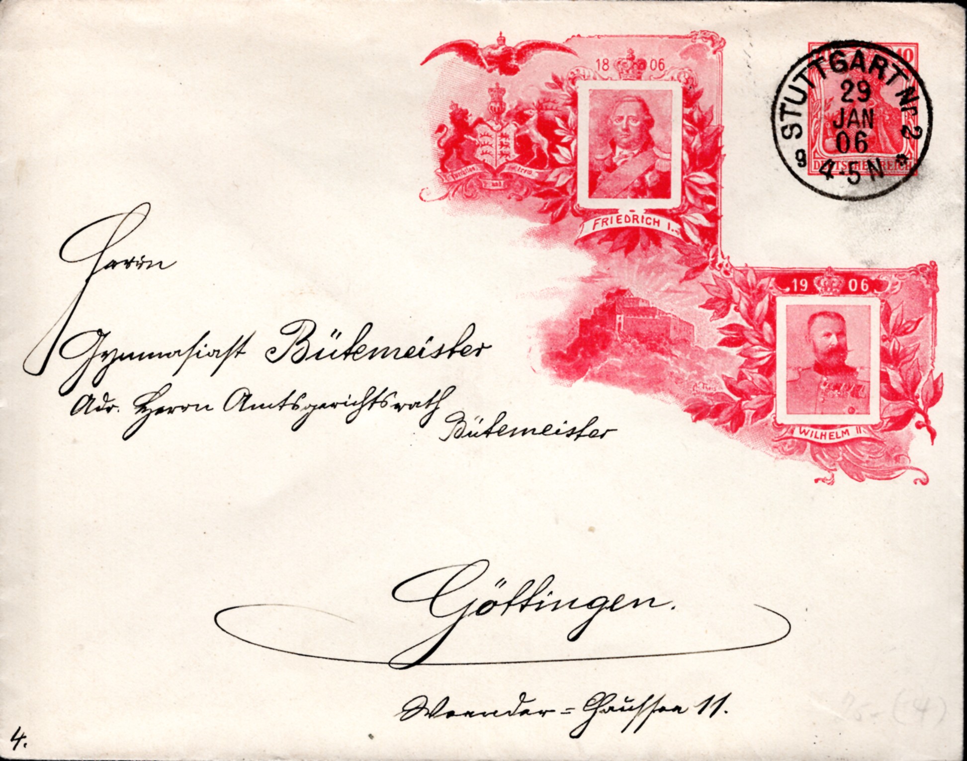 10 Pfg Germania Privatganzsache