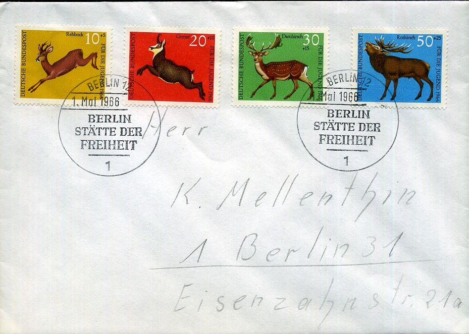 Berlin Stätte der Freiheit - Sonderstempel - Berlin