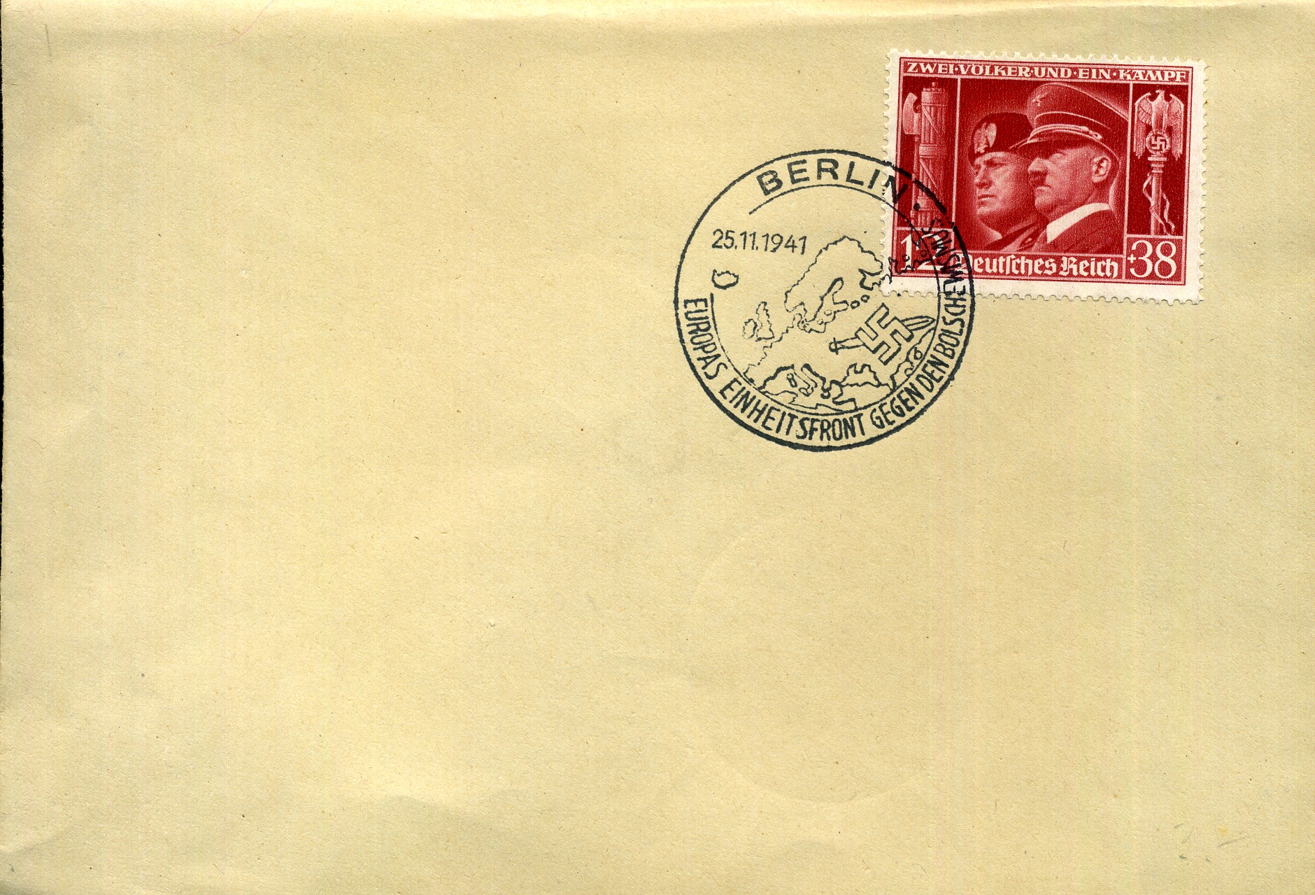 Europas Einheitsfront gegen den Bolschewismus - Handwerbestempel - Berlin